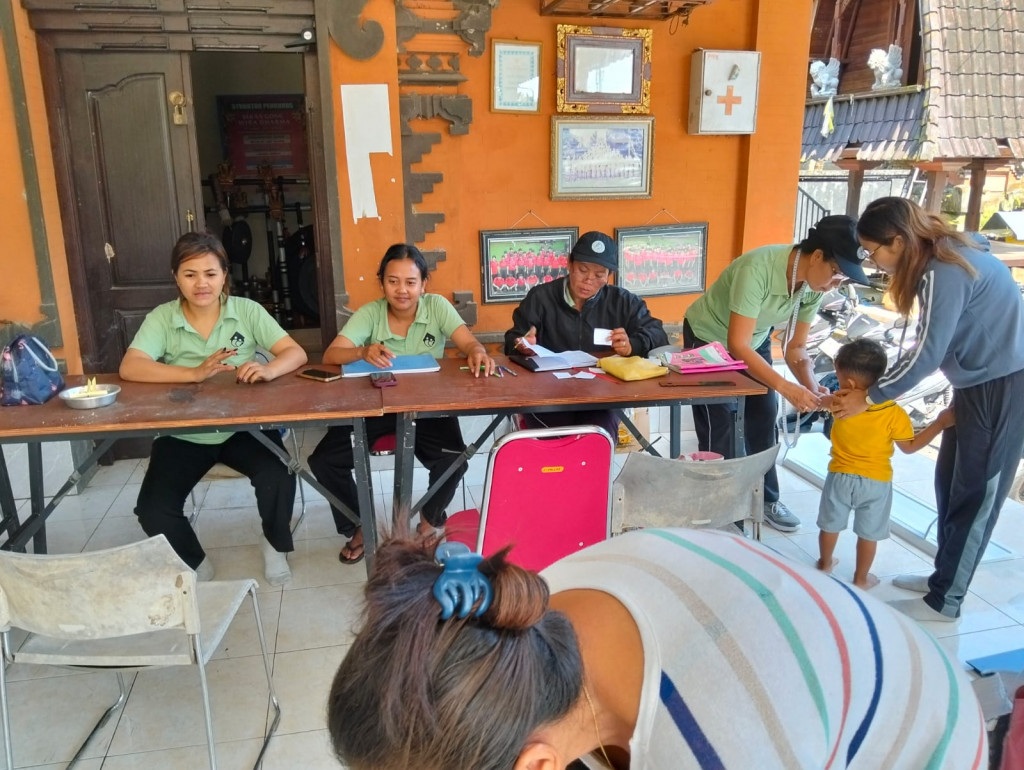 Pelaksanaan Posyandu Balita Banjar Tauman - 10 Oktober 2025